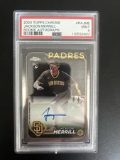 2024 Topps Chrome - Rookie Autographs Jackson Merrill #RA-JME (AU, RC)