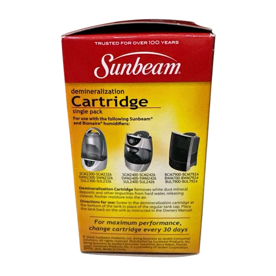 3 Sunbeam Bionaire Demineralization Humidifier Cartridge Filter SDC2300 New - Image 3 of 4