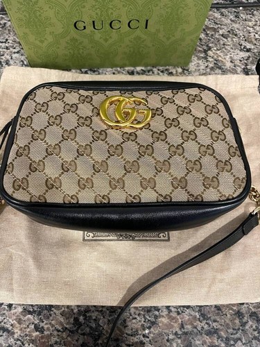 Gucci GG Marmont Shoulder Diagonal Quilted Canvas Small SPB-JB 347956 - Picture 2 of 9