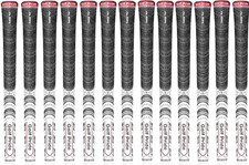 Golf Pride MCC Align Golf Grips Standard Black/White/Red .600 Rib - 13pc