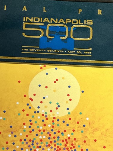 LOTE DE COLECCIÓN 4 TARJETAS DE ALINEACIÓN DE PROGRAMAS DE CARRERAS INDIANAPOLIS INDY 500 1992 1994 2006 08 - Imagen 4 de 5