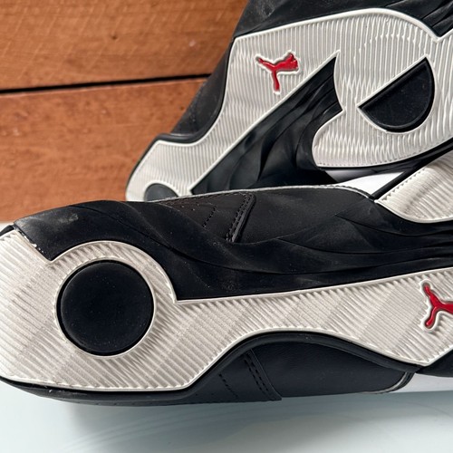 PUMA Shoes Sneakers Mens Size 12 Black Suede Leather Redon Bungee Black White - Picture 11 of 13
