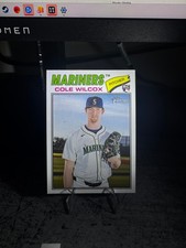 2026 Topps Heritage Cole Wilcox RC #155 Mariners
