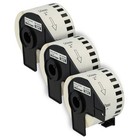 3x rouleaux d'étiquettes ruban avec Brother PT QL-1110NWB QL-1100 Series QL-1110