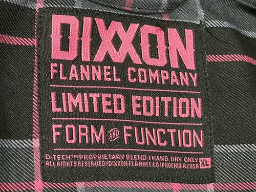 Dixxon Electric Snap-On Pink Black Breast Cancer Awareness Button Up Shirt XL - Picture 11 of 21