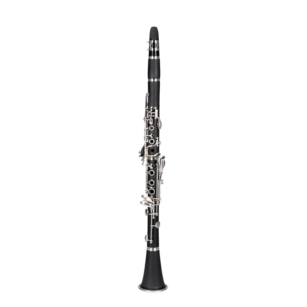17 Keys Bb Clarinet Black Bakelite Student Clarinet with Reeds Hard Case