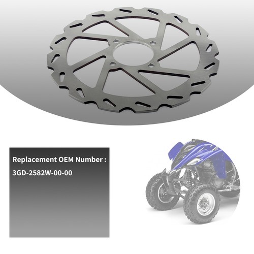 For Yamaha Warrior 350 YFM 350X 90-04 Rear Brake Disc Rotor Pads 3GD-2582W-00-00 - Picture 4 of 13
