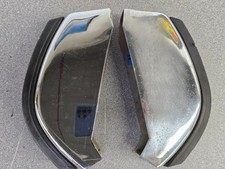 PAIR USED ORIGINAL GENUINE PORSCHE 911 912 CHROME REAR BUMPER HORNS NLA #16