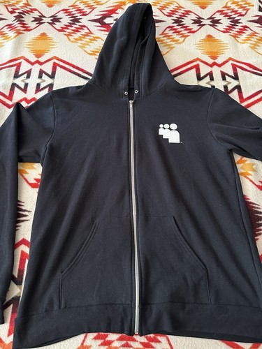 Vintage Y2K MySpace Hoodie Mitarbeiter Tech Social Media Tom American Apparel XXL - Bild 5 von 13