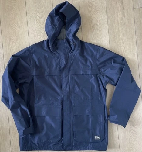 Eddie Bauer Men’s Rainpac Jacket -waterproof  -NAVY - M Size - product listing photo