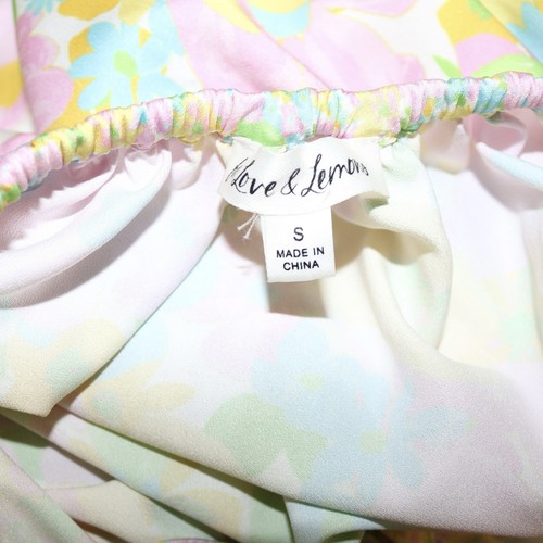 For Love & Lemons Emily Backless Mini Dress in Pastel Pink Size: S - Picture 7 of 19