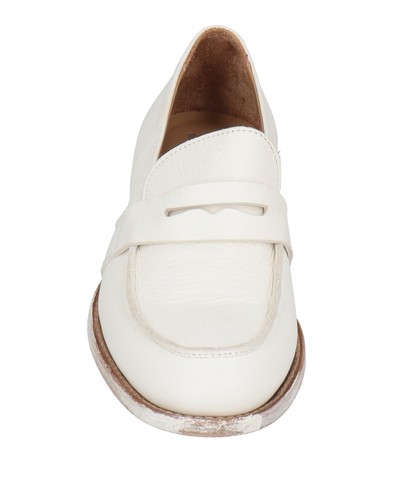 RRP €335 MOMA Leather Loafer Shoes US6 UK3 EU36 Ivory HANDMADE in Italy - Picture 5 of 10