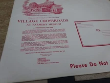 Monte Enterprises VILLAGE CROSSROADS FARMERS MUSEUM Cooperstown N Y Paper Model