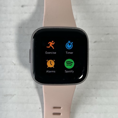 Fitbit Versa 2 Health & Fitness Smartwatch - Petal/Copper Rose Size Small Band - Picture 3 of 5