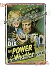 Tin Sign 1945 radio drama mystery vintage movie poster office bar home interior