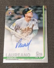 Ramon Laureano 2019 Topps Chrome Rookie On Card Auto Autograph RC #RA-RL