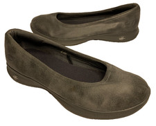 Skechers Women's Goga Max Charcoal Slip On Flats Shoes Size 8 