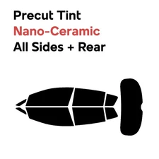 Precut Window Film Car Nano Ceramic Any % Tint for Kia Forte 2014-2018 Hatchback