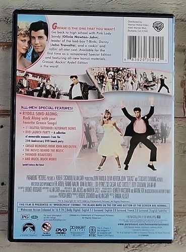 Musical 3-Movie Lot The Wizard Of Oz Blu-ray + DVDs The Wiz & Grease  - Picture 7 of 8