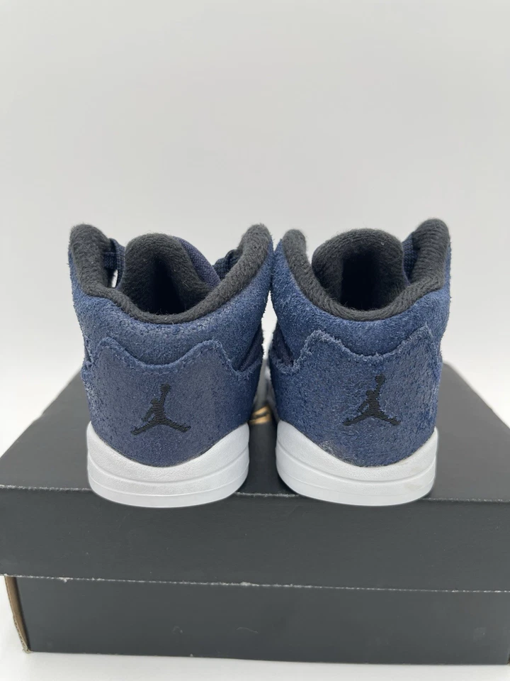 Size 4C - TD Nike Air Jordan 5 Retro SE Midnight Navy (FN5454-400) Toddler Shoes - Image 4 of 4