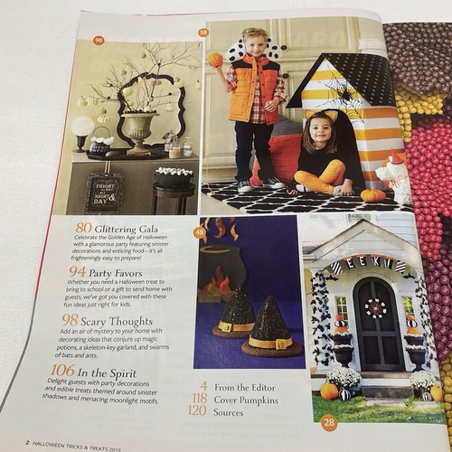 Better Homes & Gardens Halloween Tricks Treats Fun Ideas Easy Recipe 2015 - Picture 3 of 14