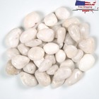 Polished Marble Pebbles 40 lb Decorative Landscape Ground Cover Soil Protection