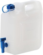 hünersdorff 817500 Wasserkanister ECO Ablasshahn Hahn Wasserauslauf Weiß 12 L