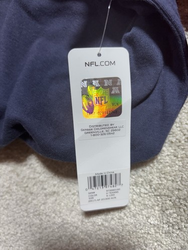 Houston Texans Baby Onesie Bodysuit 3 Pk - NFL 6/12m NEW - Picture 5 of 5