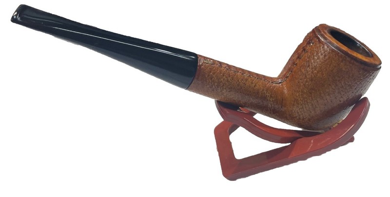L’AIGON France Leather Wrapped Briar Tobacco Pipe