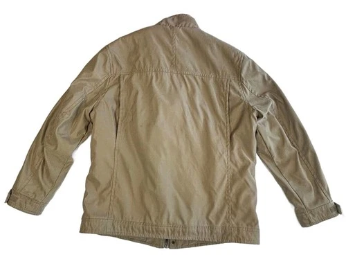 Marc New York Andrew Marc Mens XL Khaki Field Jacket Zip In Liner Utility image 4