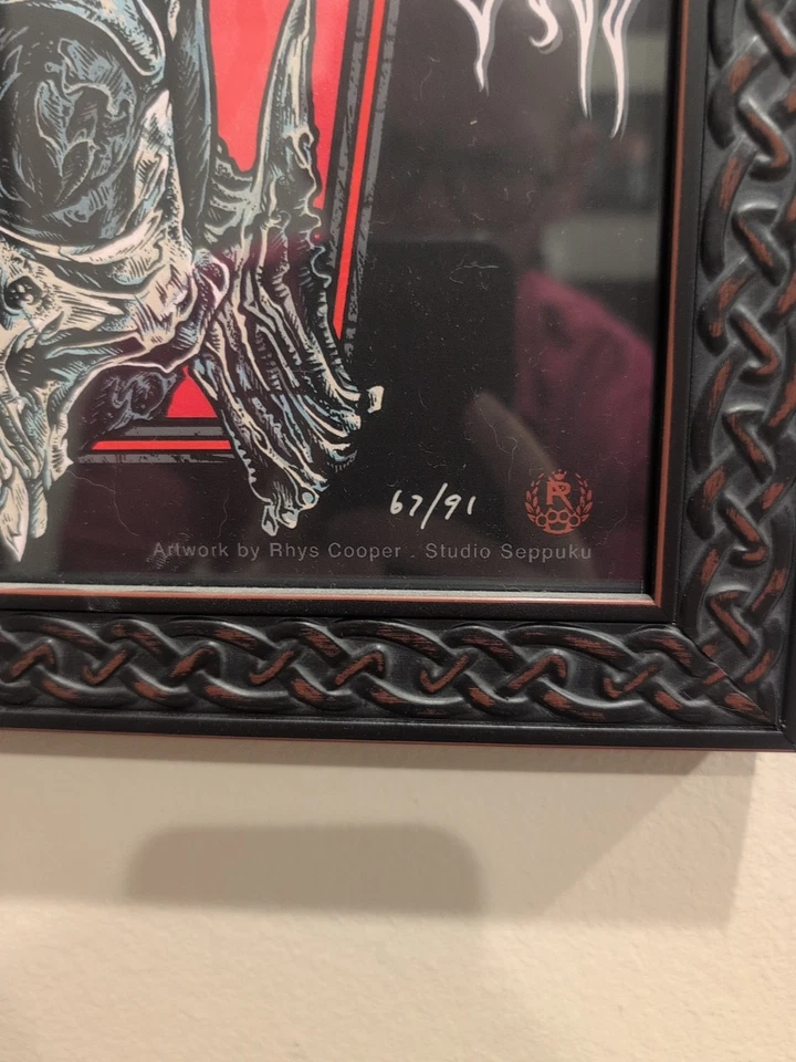 CRADLE OF FILTH Blood Bath Limited Rhys Cooper Print LIMITED 67 of 91 - Image 2 of 4