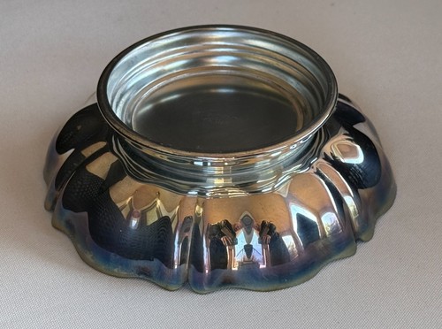 1960s VTG Silver-Plated 5" Serving Bowl Dish Oneida Silversmiths Graduation Gift - Picture 4 of 13