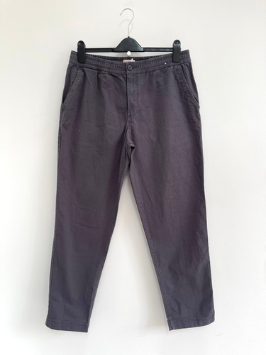John Lewis Hose Ripstop Relaxed Fit Stretch Baumwolle Ankle Grau Herren MEDIUM