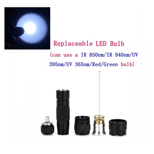 WF-502B Single Mode 1200 Lumen Mini Portable Tactical Clip Handheld Flashligh... - Picture 7 of 9