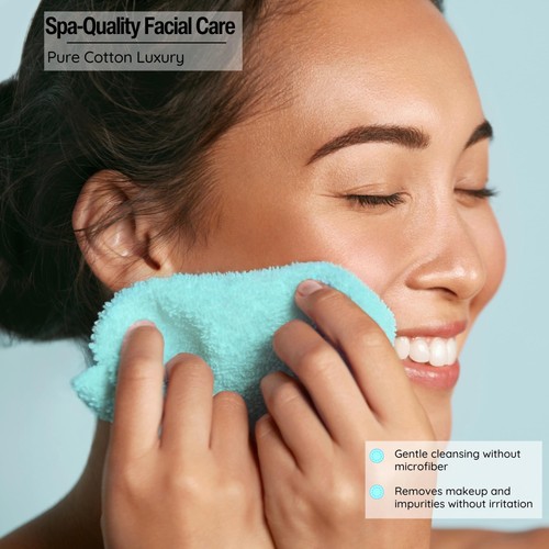 Luxueux débarbouillettes &#8211; Lot de 12 &#8211; Taille 13&#8221; x 13&#8221; – - Photo 7/7