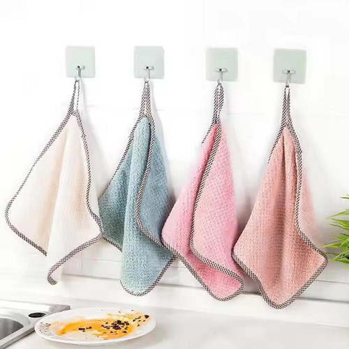 100%Cotton Large Dish Cloth Cleaning Dishes & Surfaces Ultra Absorbent Reuseable - Picture 22 of 26