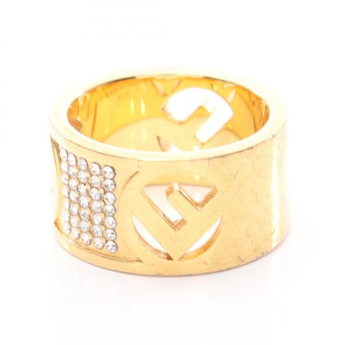 FENDI F is Fendi Ring vergoldet Strass Größe 10 / 50 gebraucht - Bild 2 von 9