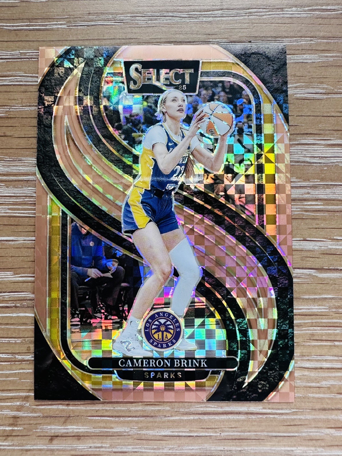 2025 Select WNBA Cameron Brink #120 Premier Bronze Checker /49