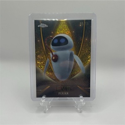 Topps 2023 Pixar Gold Serial Numbered EVE WALL-E PG-7 /50 Trading Card