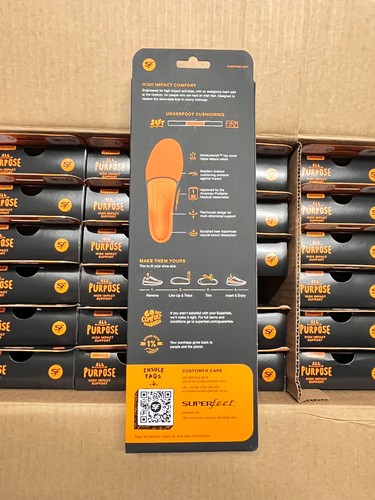 Superfeet Plantillas Naranja Todo Uso Insertos TALLA D M 7.5-9 / W 8.5-10 - Imagen 2 de 6