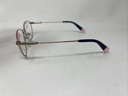 FURLA EYEWEAR VFU435K 0354 53/17/135 BLUE PINK GOLD FLEX HINGE MM68 - Picture 2 of 8