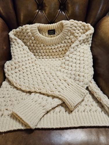 Hermoso Suéter Vintage Trompetista Irlandés Hecho a Mano Pequeño RN 27967 - Imagen 1 de 13