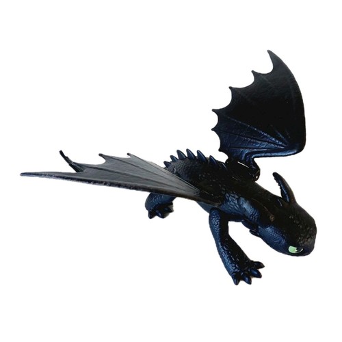 How to Train Your Dragon Toothless Night Fury 8” Action Figure 2018 DWALLC (2) - Picture 5 of 10