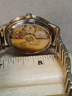 Vintage Elgin Self Winding Automatic Watch w/ Clear Glass Display Back 4846 17J