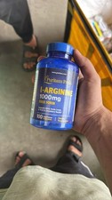Puritan's Pride L-Arginine Vitamin Capsules - 100 Count
