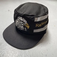 Vintage Harley Davidson Motorcycles Biker Pillbox SnapBack Cap Made USA NWOT