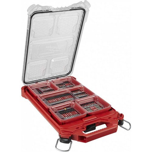Milwaukee 48-32-4082 PACKOUT Organizer SHOCKWAVE Schrauber Bit Packout Kit - 100 Stück - Bild 1 von 4