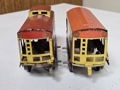 2 DIFF VERSIONS OF No. 536 AMERICAN FLYER CABOOSE - Prewar O Gauge FREE SHIPPING - Picture 3 of 6