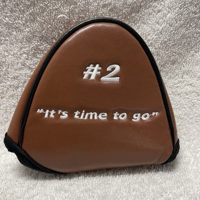 Intech #2  It s Time To Go  Mallet Putter Headcover Brand New Funny/Joke/Poop