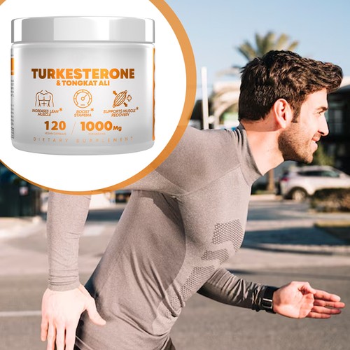 Turkesteron 1000 mg (120 Kapseln) Muskelwachstum und Erholungsergänzung - Bild 8 von 12